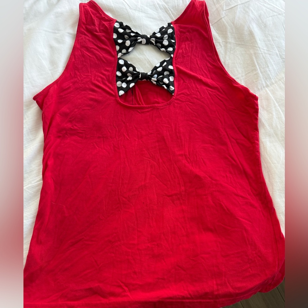 Disney Minnie Mouse Tank Top with Polka Dot Accents - Picture 5 of 5